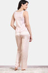 Zivame Silken Promises Woven Pyjama Set - Mary Rose — thumbnail 4